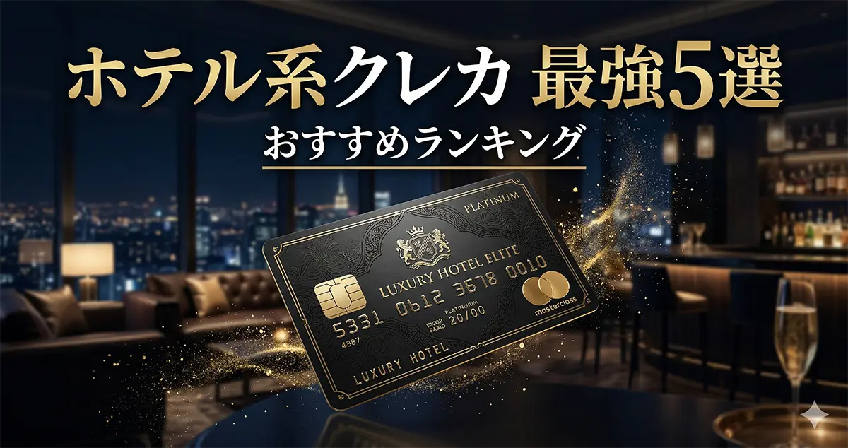 ホテル系クレカ 最強5選 おすすめランキング